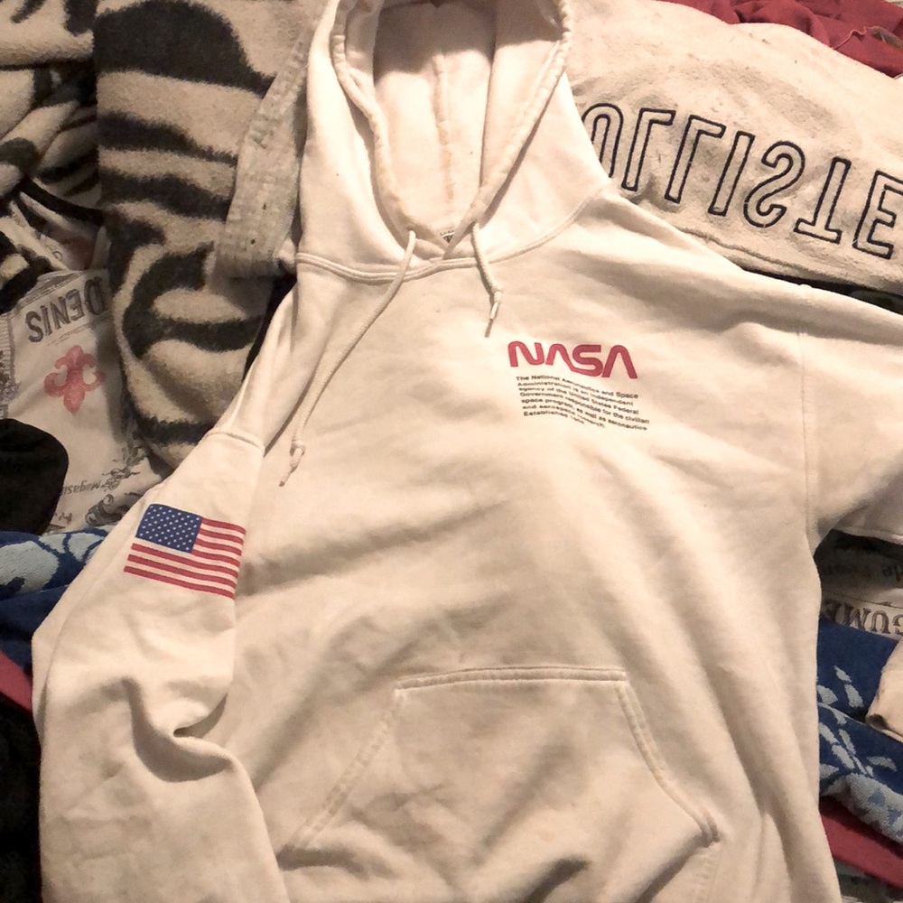 Limited edition white NASA hoodie
